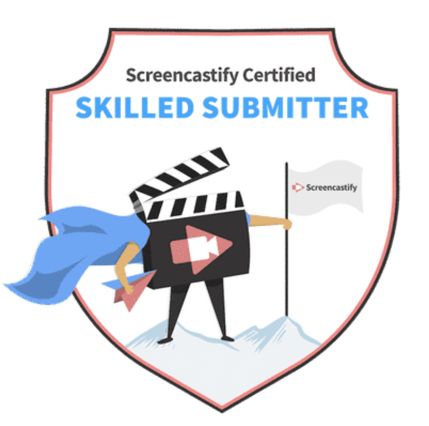 Screencastify Certified Skilled Submitter