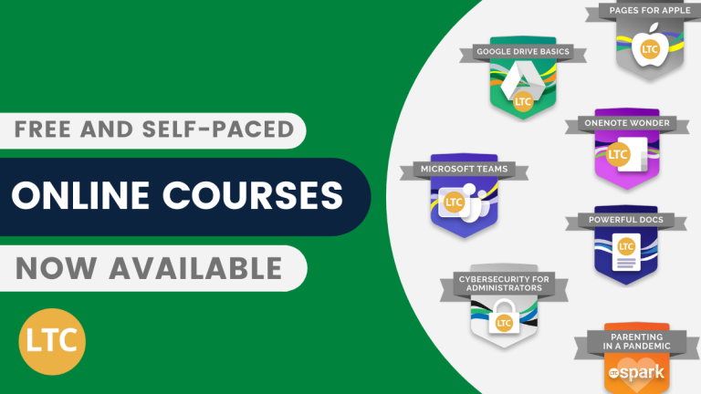 Jump Start your Professional Learning with a FREE LTC Online Course