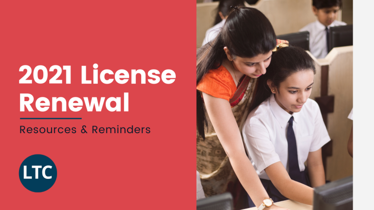 Resources and Reminders for 2021 License Renewal
